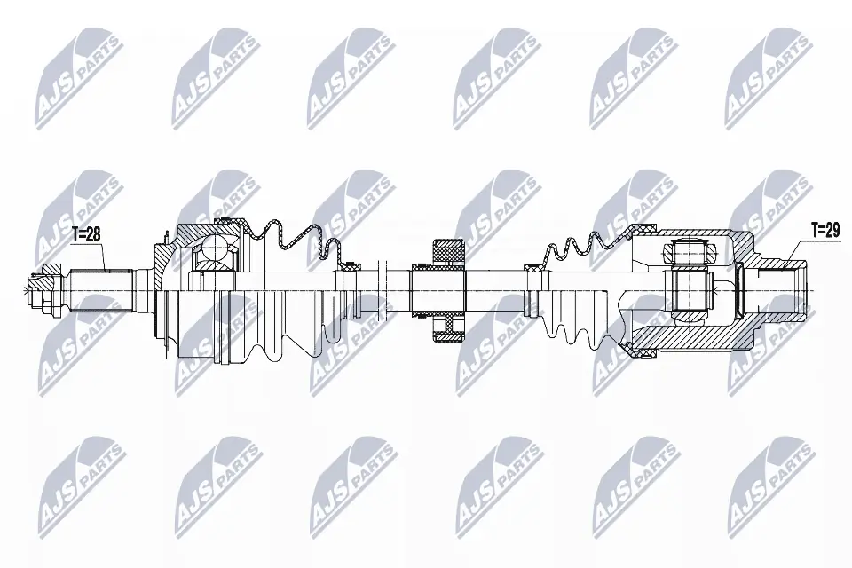 Drive Shaft NPW-HD-044