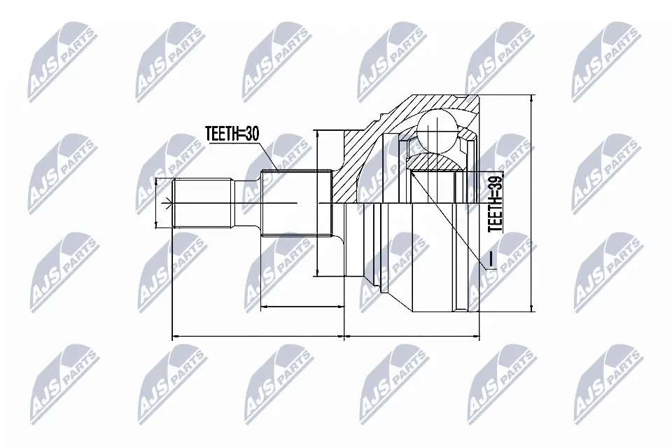 Joint Kit, drive shaft NPZ-ME-012