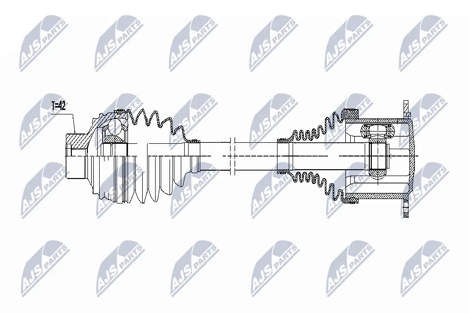 Drive Shaft NPW-AU-009