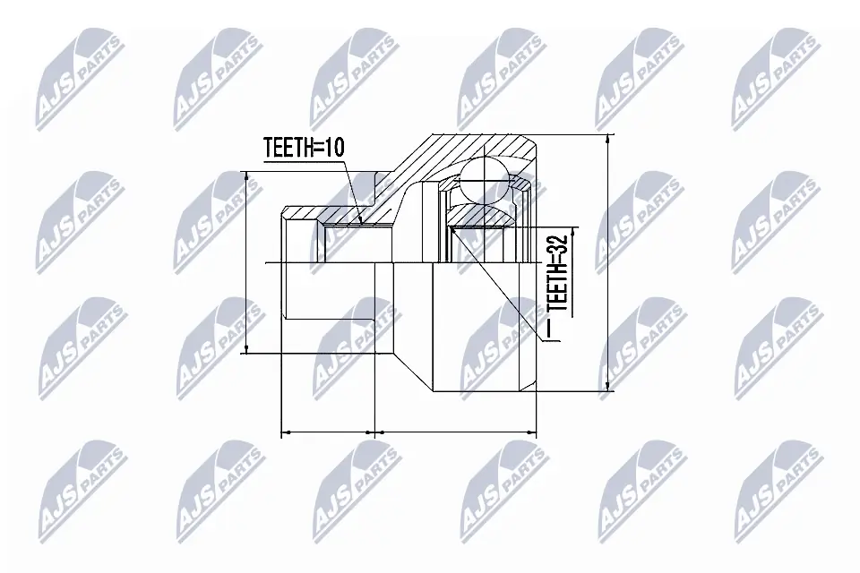 Joint Kit, drive shaft NPZ-LR-001