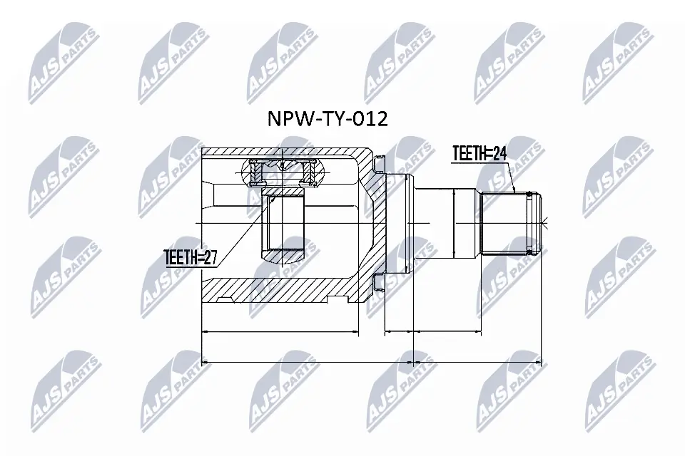 Joint Kit, drive shaft NPW-TY-012