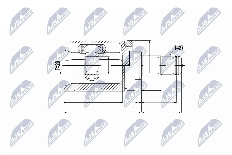 Joint Kit, drive shaft NPW-BM-017