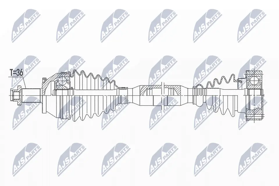 Drive Shaft NPW-VW-165