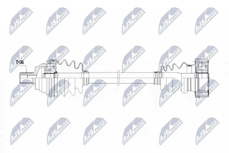 Drive Shaft NPW-VW-067
