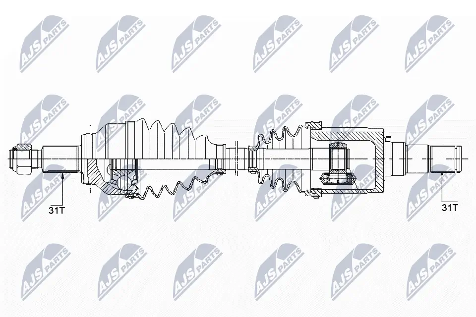 Drive Shaft NPW-MZ-040