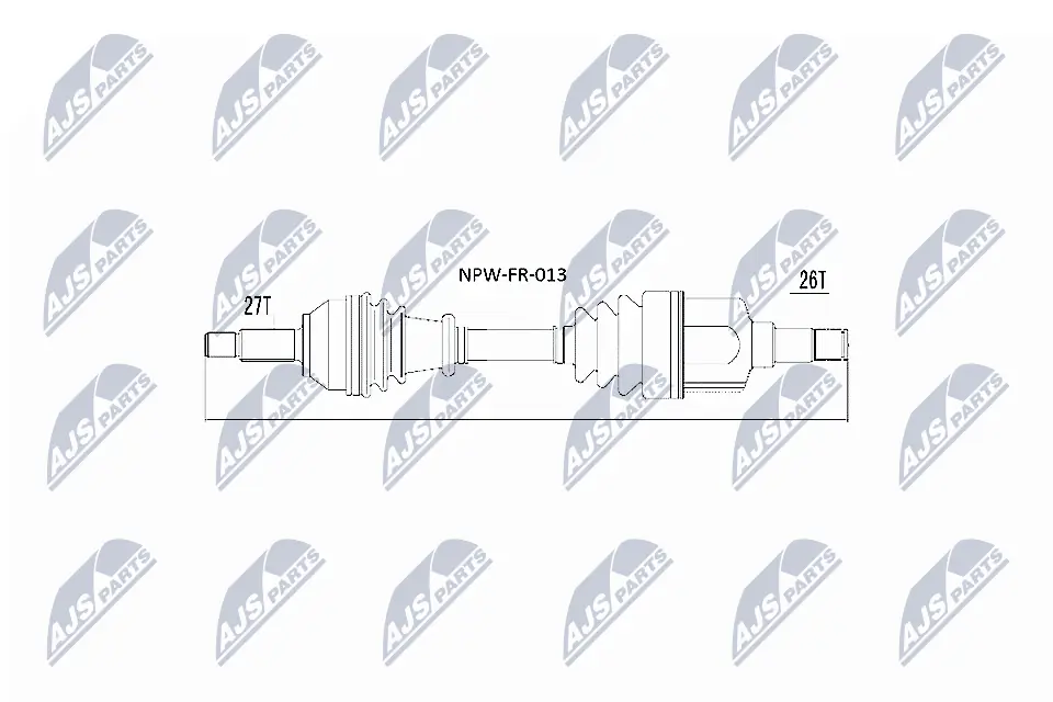 Drive Shaft NPW-FR-013