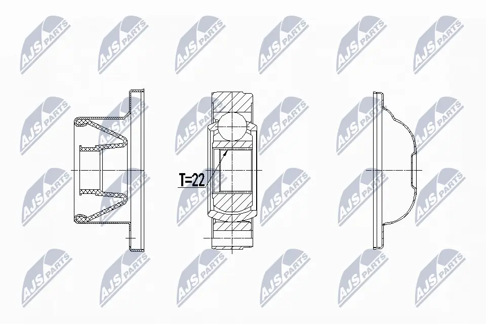 Joint Kit, drive shaft NPW-LR-020