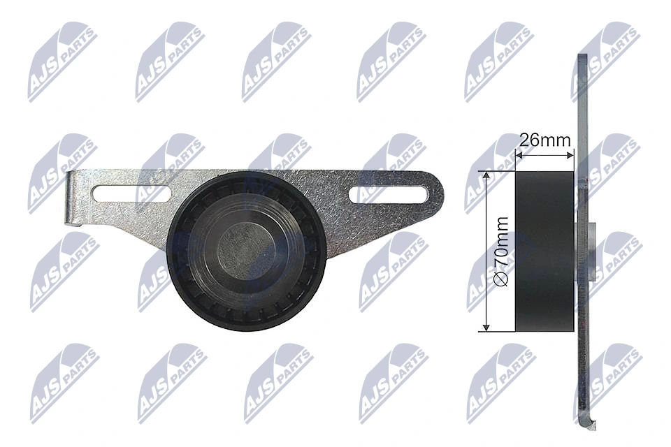 Tensioner Pulley, V-ribbed belt RNK-RE-022