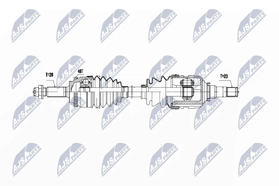 Drive Shaft NPW-TY-056