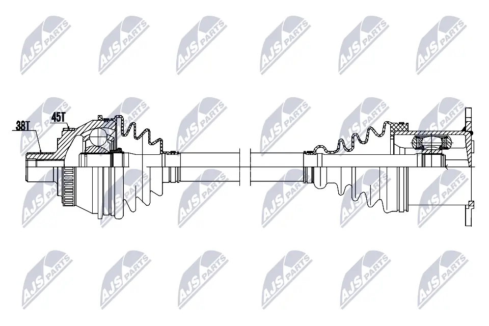 Drive Shaft NPW-AU-101