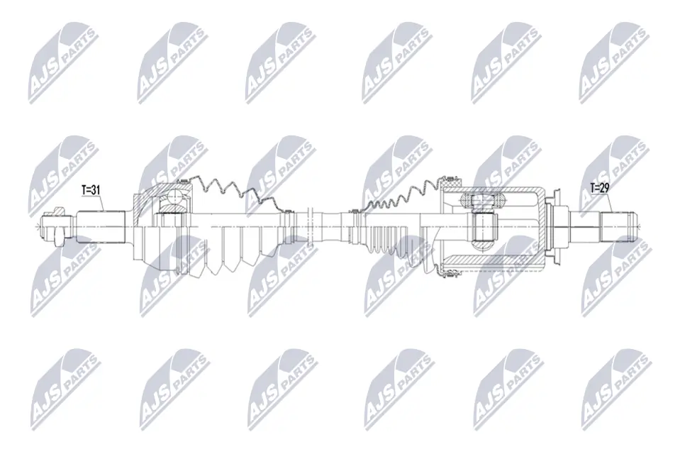 Drive Shaft NPW-LR-048