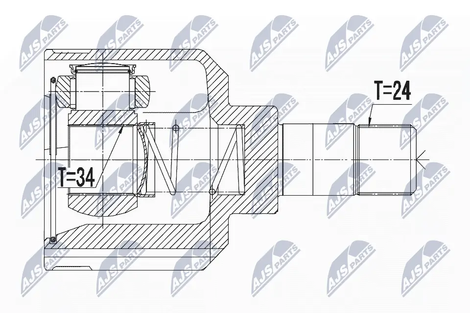 Joint Kit, drive shaft NPW-PE-022