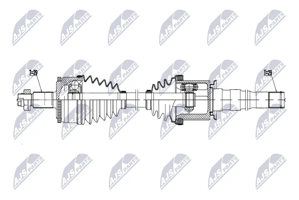Drive Shaft NPW-LR-043