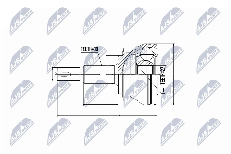Joint Kit, drive shaft NPZ-TY-063