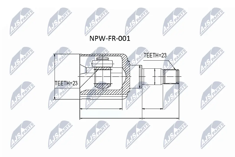 Joint Kit, drive shaft NPW-FR-001