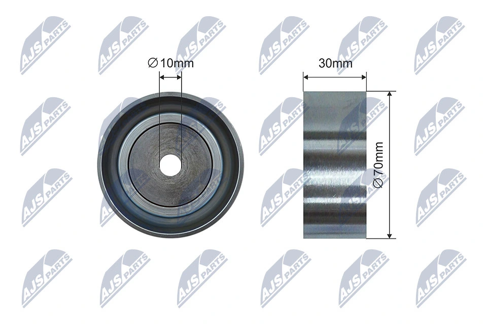 Tensioner Pulley, V-ribbed belt RNK-PE-012