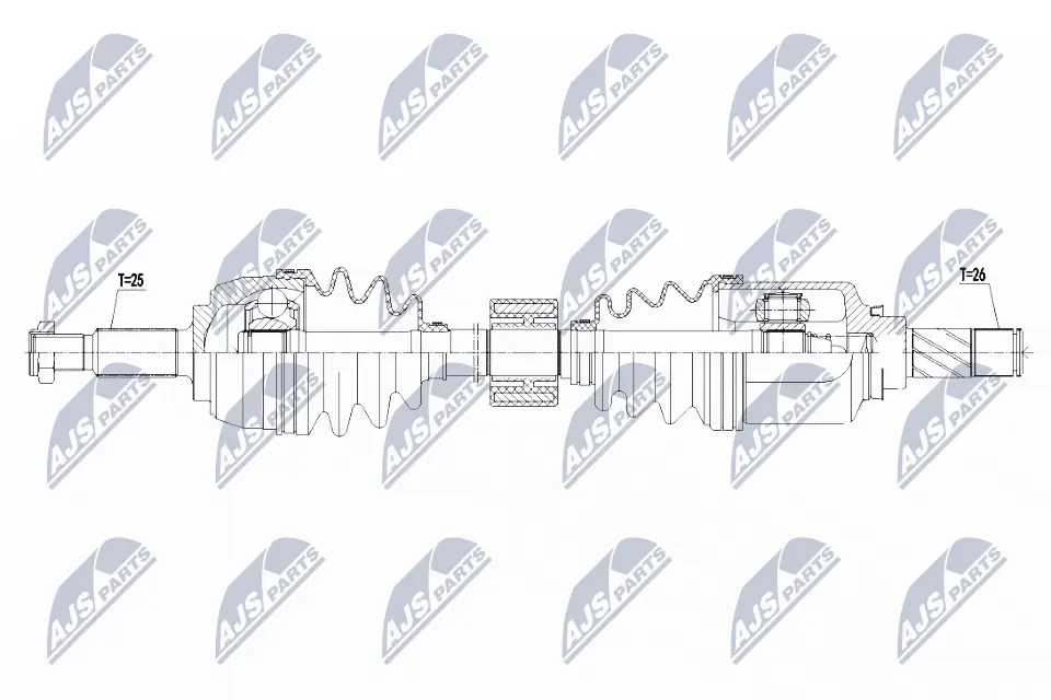 Drive Shaft NPW-RE-134