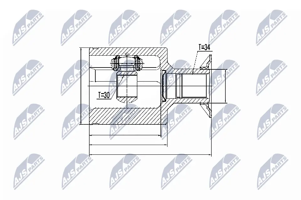 Joint Kit, drive shaft NPW-ME-024