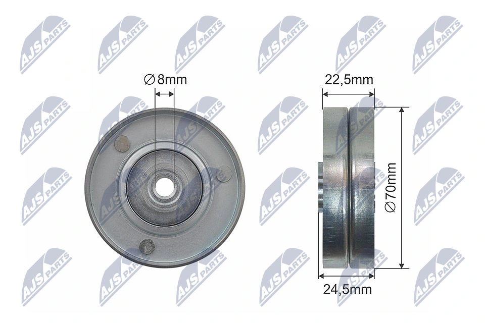 Tensioner Pulley, V-belt RNK-BM-041