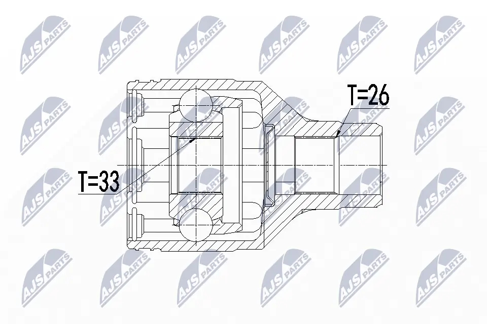 Joint Kit, drive shaft NPW-SU-016