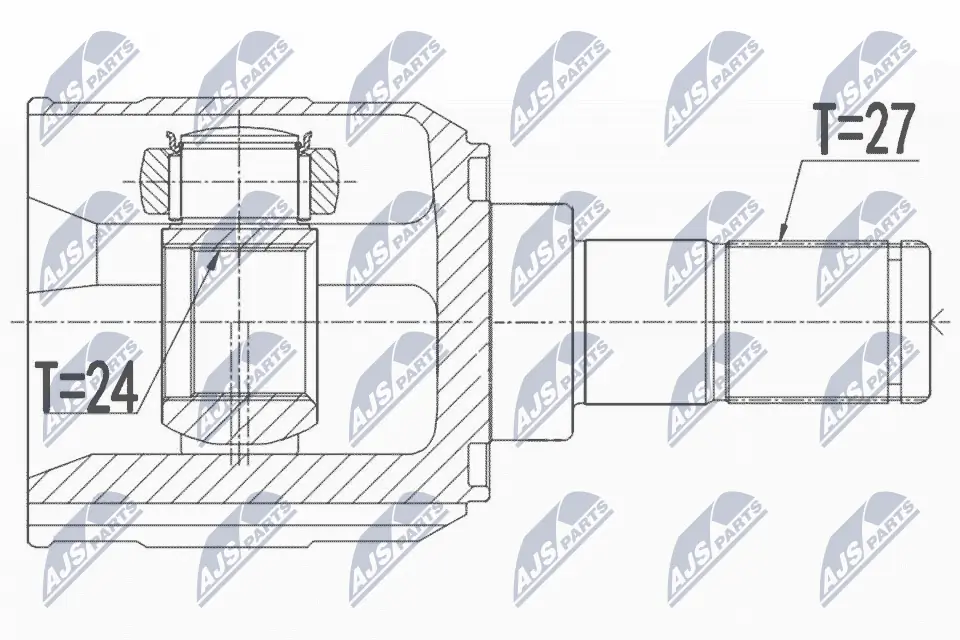 Joint Kit, drive shaft NPW-KA-365
