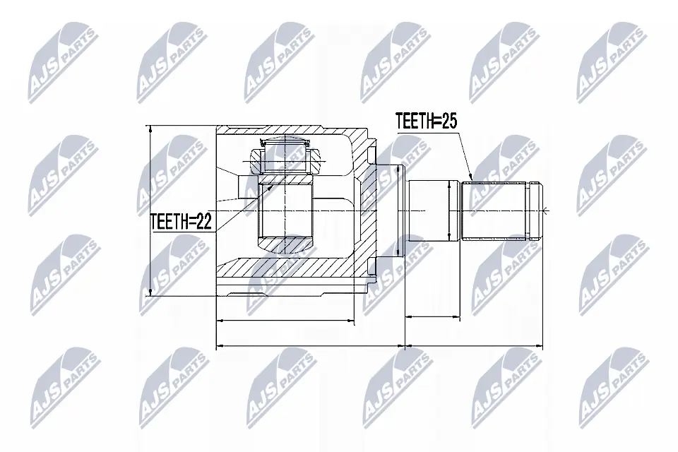 Joint Kit, drive shaft NPW-KA-318
