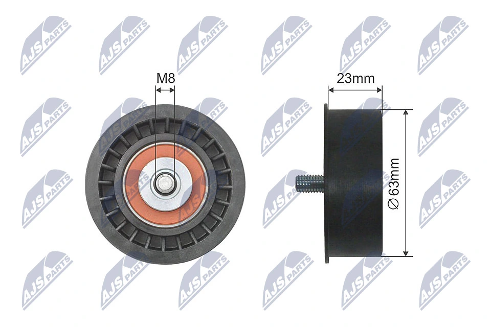 Deflection Pulley/Guide Pulley, timing belt RNK-PL-019