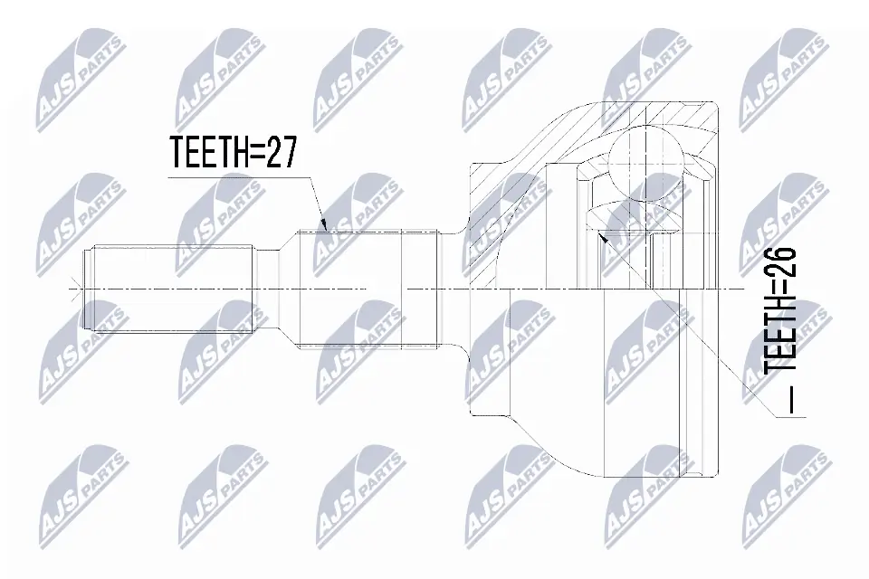 Joint Kit, drive shaft NPZ-FR-054