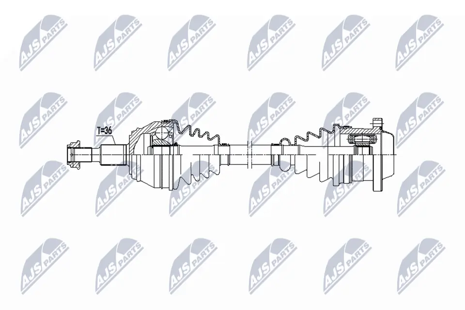 Drive Shaft NPW-VW-249