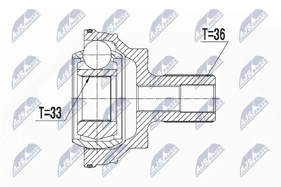 Joint Kit, drive shaft NPZ-VW-043