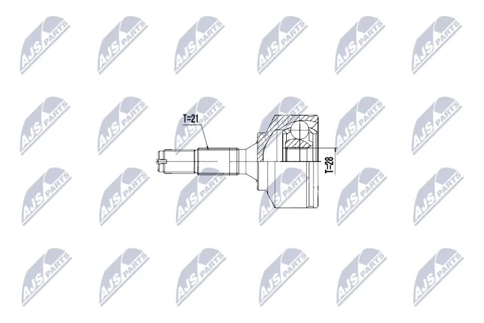 Joint Kit, drive shaft NPZ-CT-025