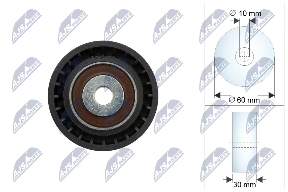Deflection Pulley/Guide Pulley, timing belt RNK-CT-066