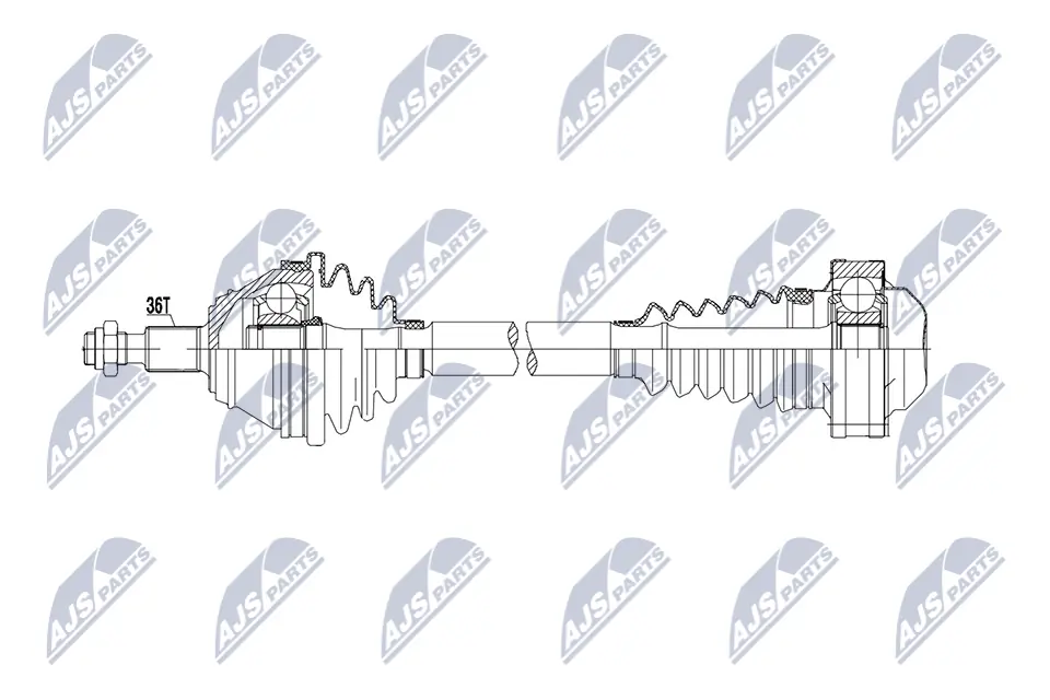 Drive Shaft NPW-VW-215