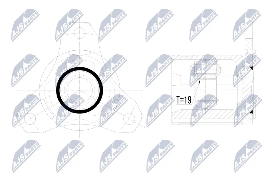 Joint Kit, drive shaft NPW-PL-068