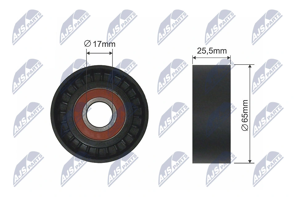Tensioner Pulley, V-belt RNK-CT-044