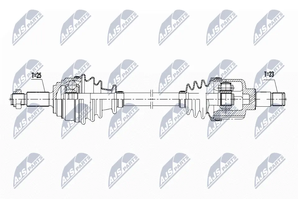 Drive Shaft NPW-FR-167