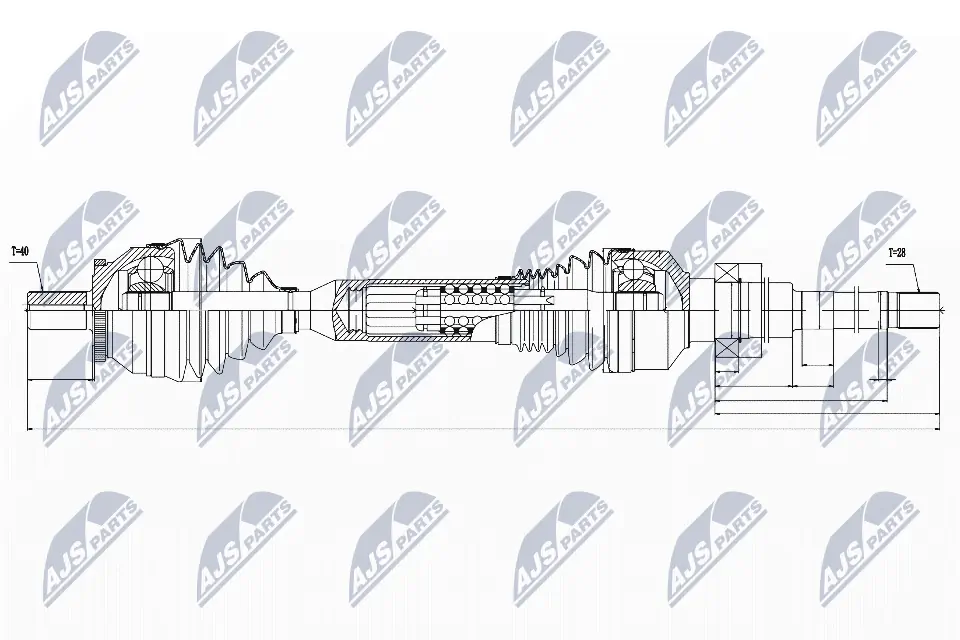 Drive Shaft NPW-VV-064