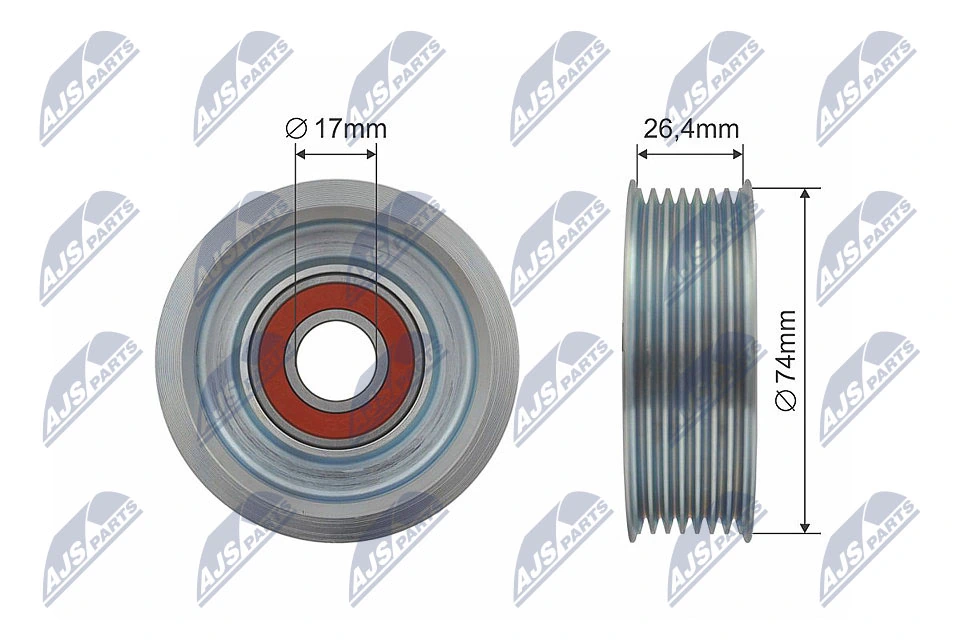 Deflection Pulley/Guide Pulley, V-belt RNK-HD-019