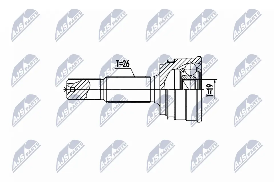 Joint Kit, drive shaft NPZ-TY-106