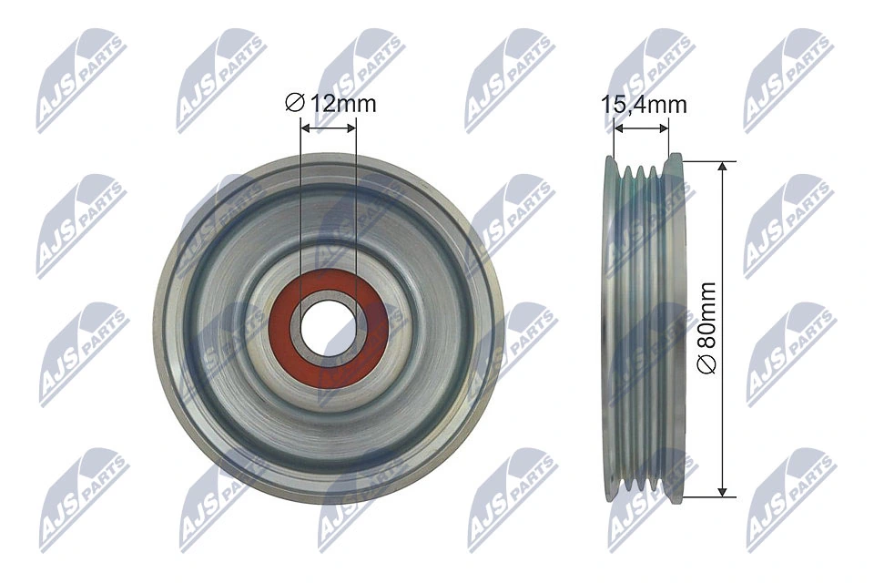 Tensioner Pulley, V-ribbed belt RNK-NS-043