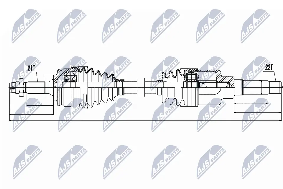 Drive Shaft NPW-PE-015