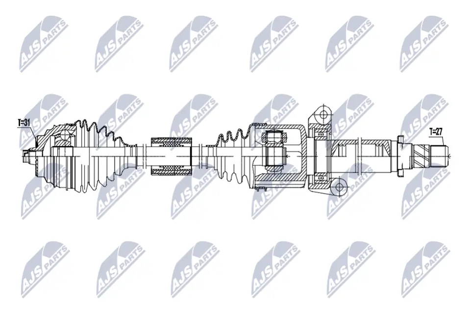 Drive Shaft NPW-BM-254
