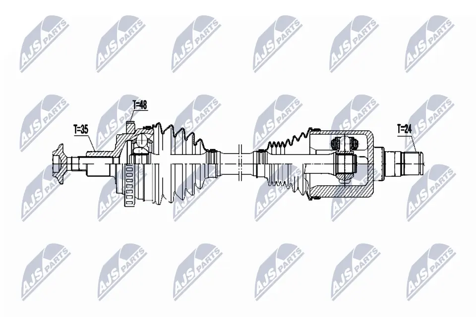 Drive Shaft NPW-ME-074
