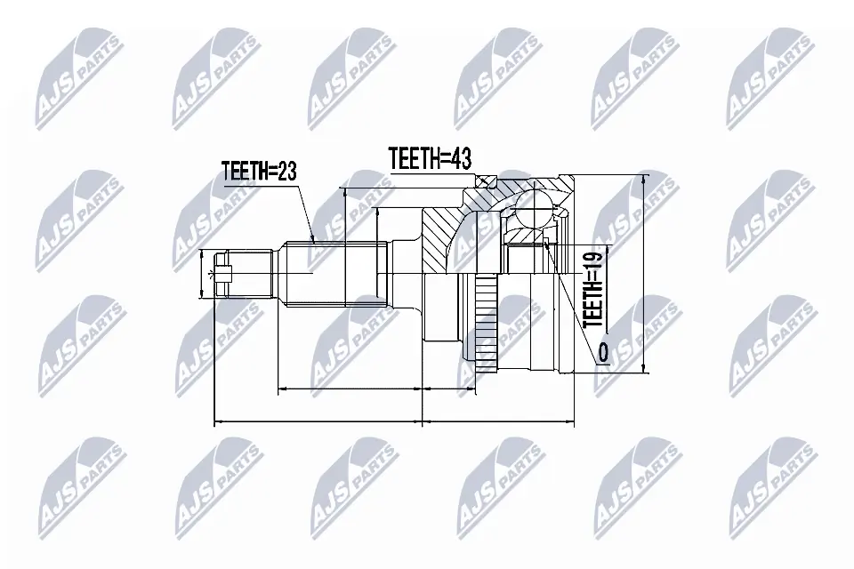 Joint Kit, drive shaft NPZ-SU-021
