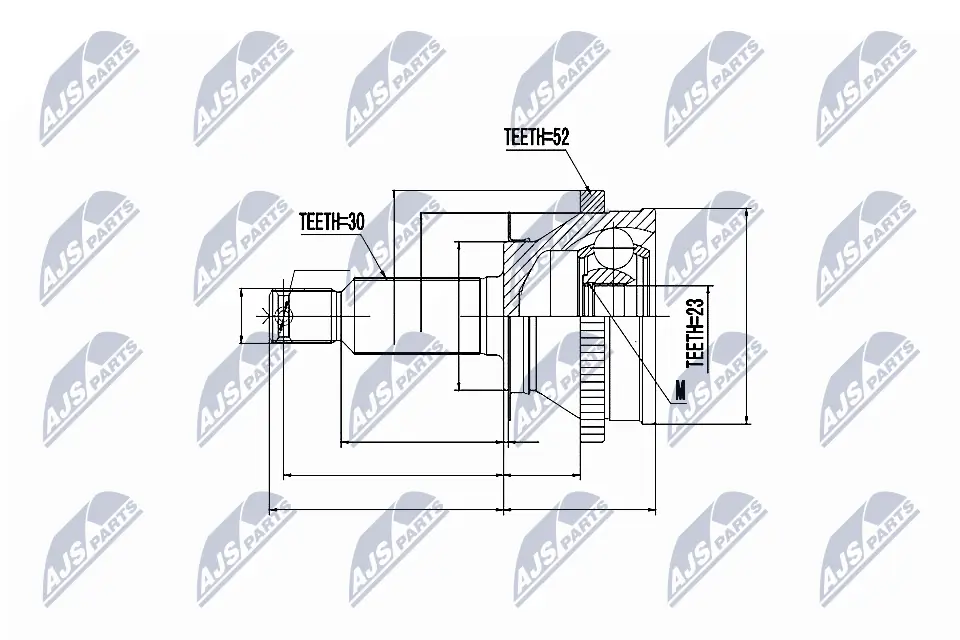 Joint Kit, drive shaft NPZ-HY-513