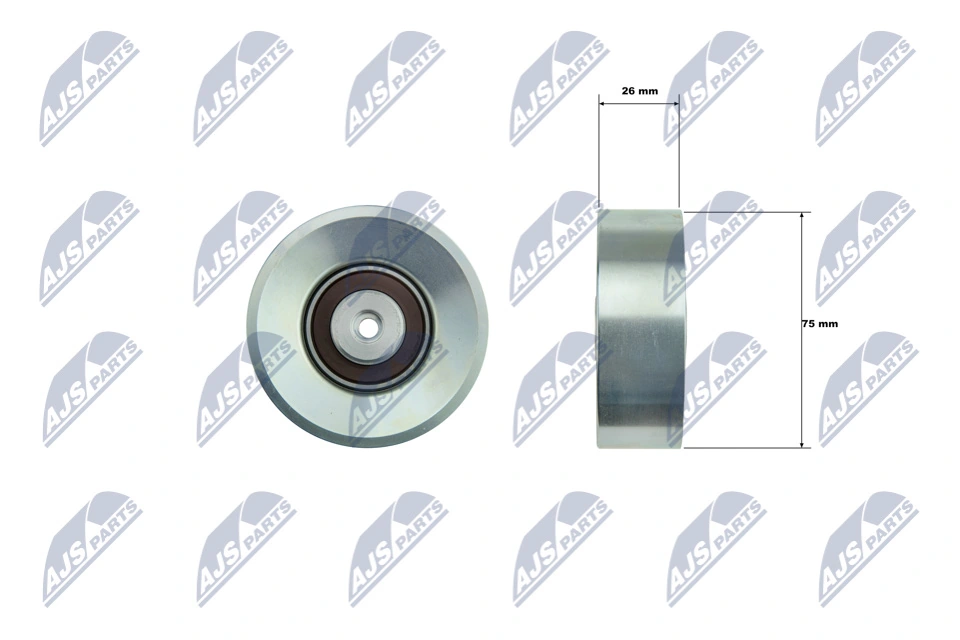 Deflection/Guide Pulley, V-ribbed belt RNK-BM-073