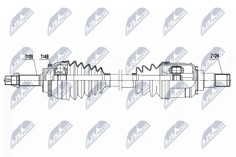 Drive Shaft NPW-TY-074
