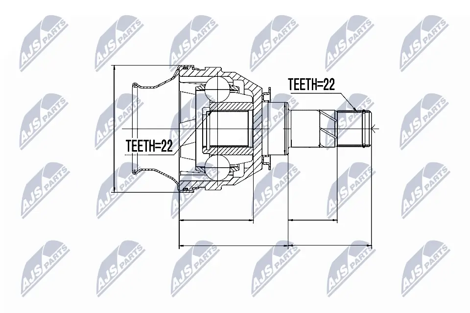 Joint Kit, drive shaft NPW-PL-026