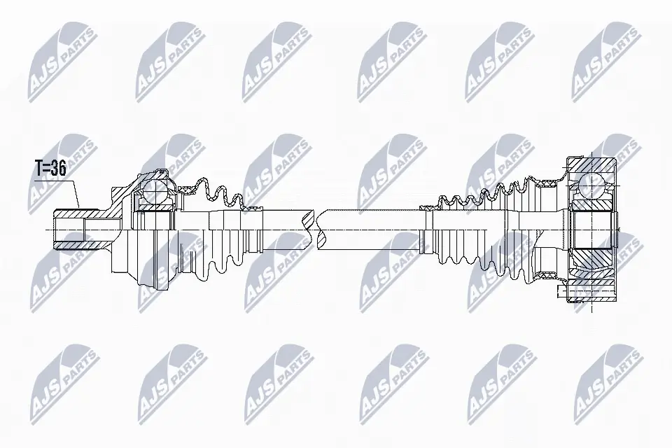 Drive Shaft NPW-VW-089
