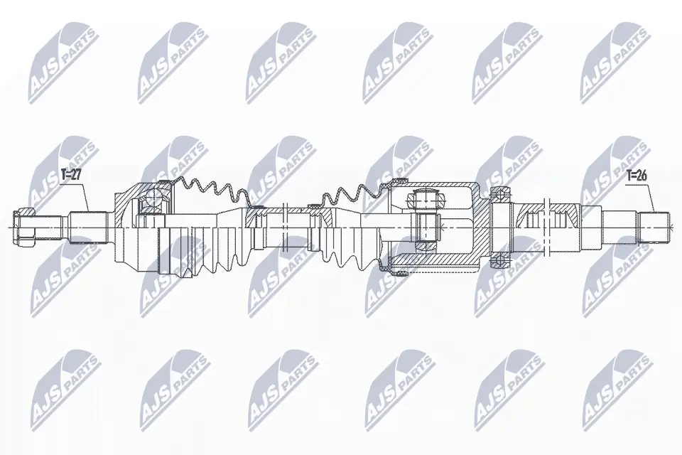 Drive Shaft NPW-FR-163
